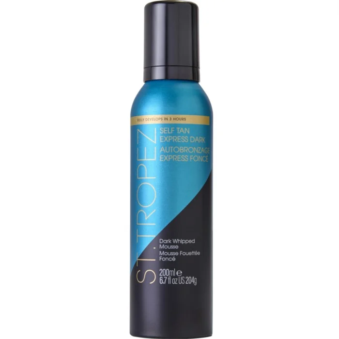 St. Tropez Self Tan Express Dark Whipped Mousse 200 ml, bild 2