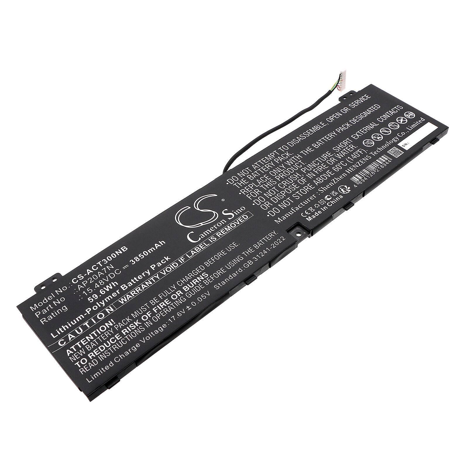 Batteri till Notebook, Bärbar dator för Acer Predator Triton 300 SE PT314-51S-52ML m.fl., bild 5