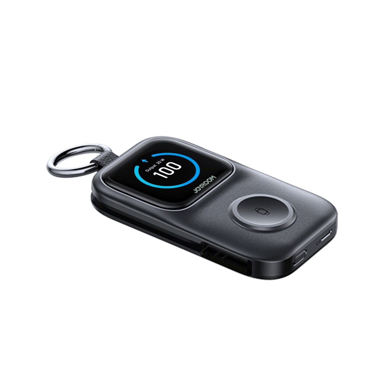 Joyroom JR-W19 5000mAh Powerbank med 5W trådlös klockladdning - Svart, bild 5