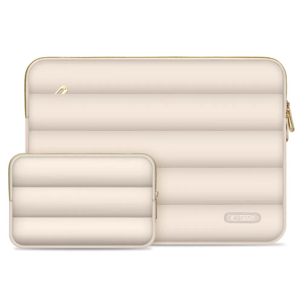 Tech-Protect Puffy 13-14 Väska för bärbar dator - Beige