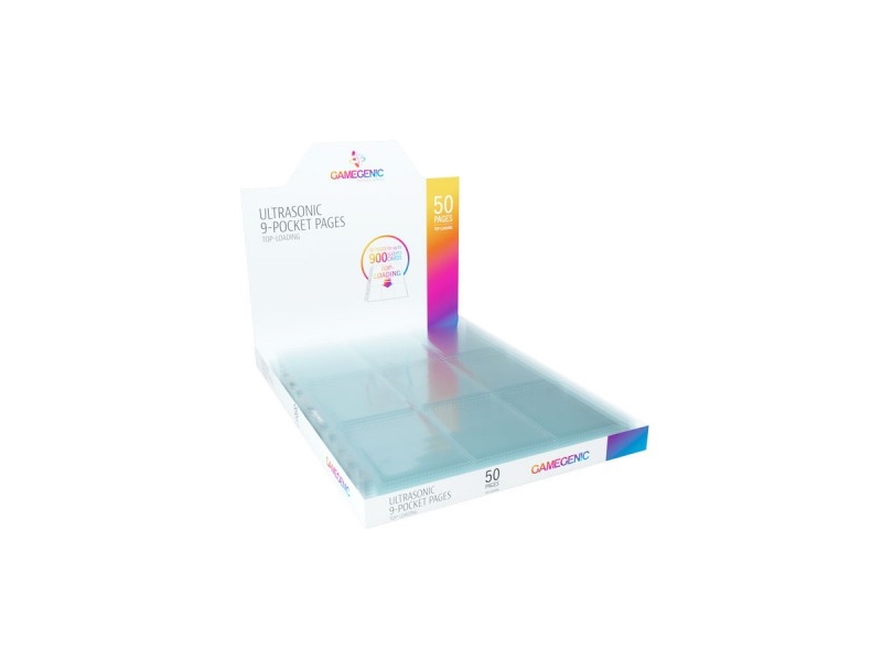 Gamegenic Ultrasonic Topload 9-Pocket Pages (50 Pages)