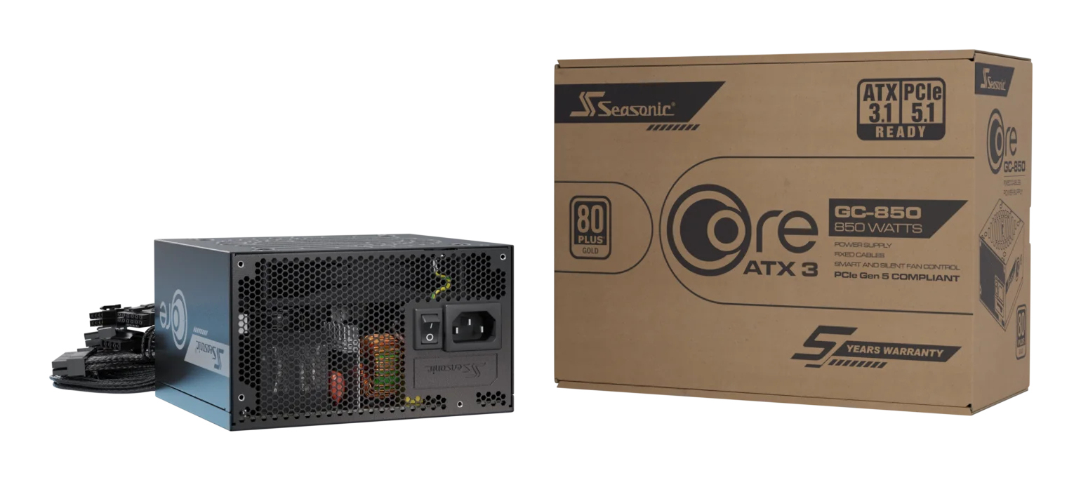 Seasonic Core GC 850W ATX3.1, bild 3