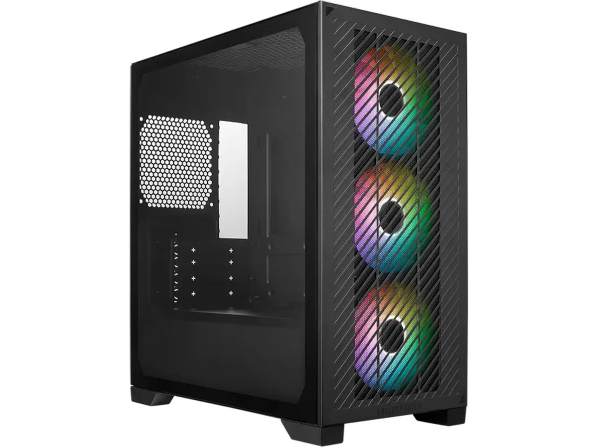 Cooler Master Elite 301, MicroATX, ARGB - Svart, bild 4