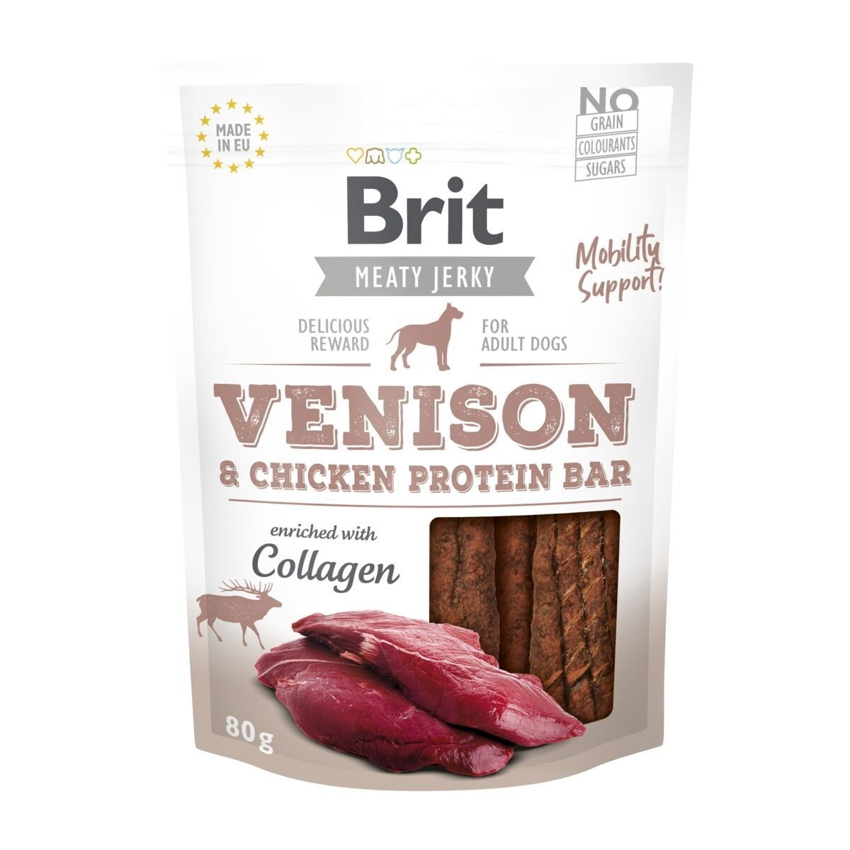 Brit Care Meaty Jerky Proteinbar Venison 80 g