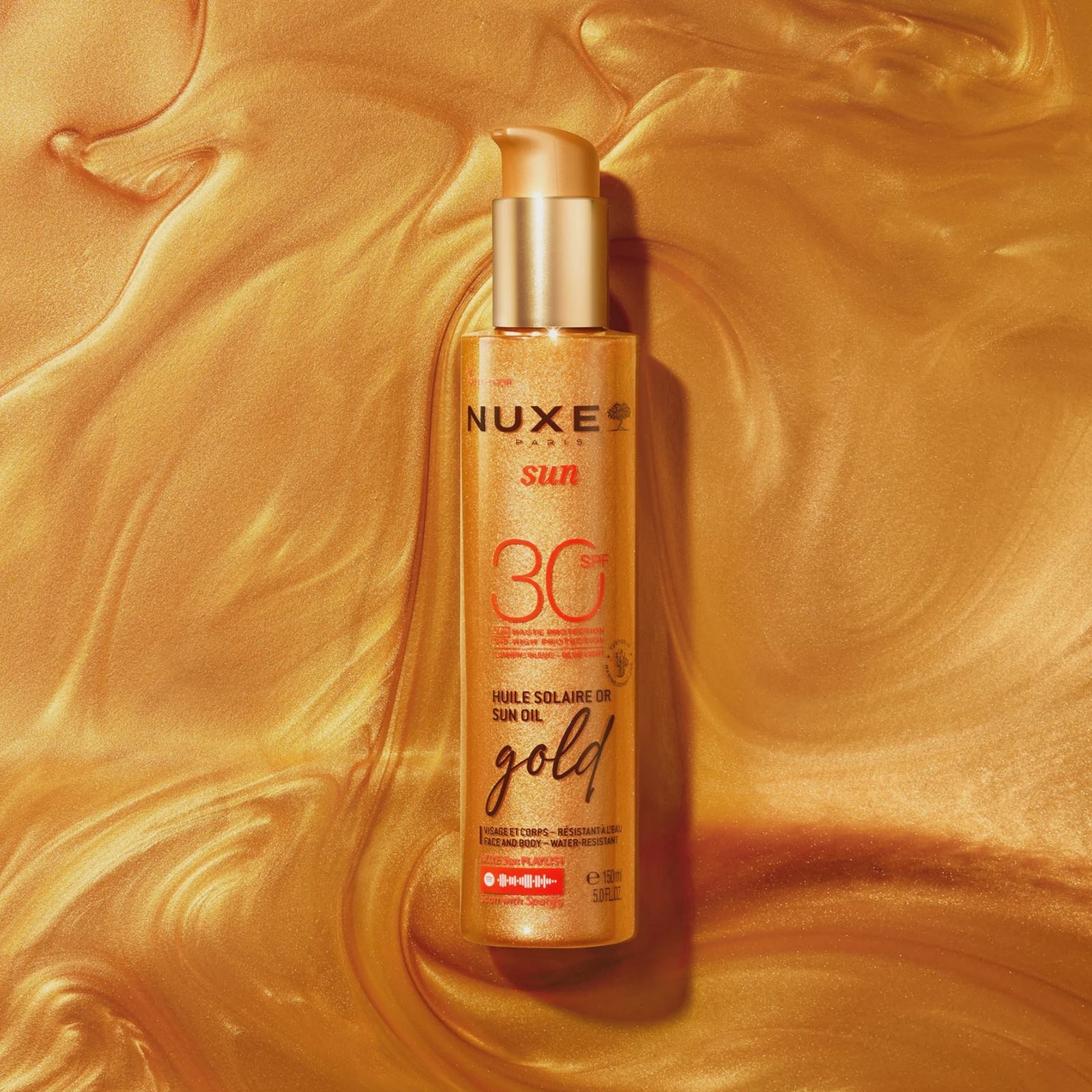 Nuxe Sun Tanning Oil Gold SPF30 150 ml, bild 2