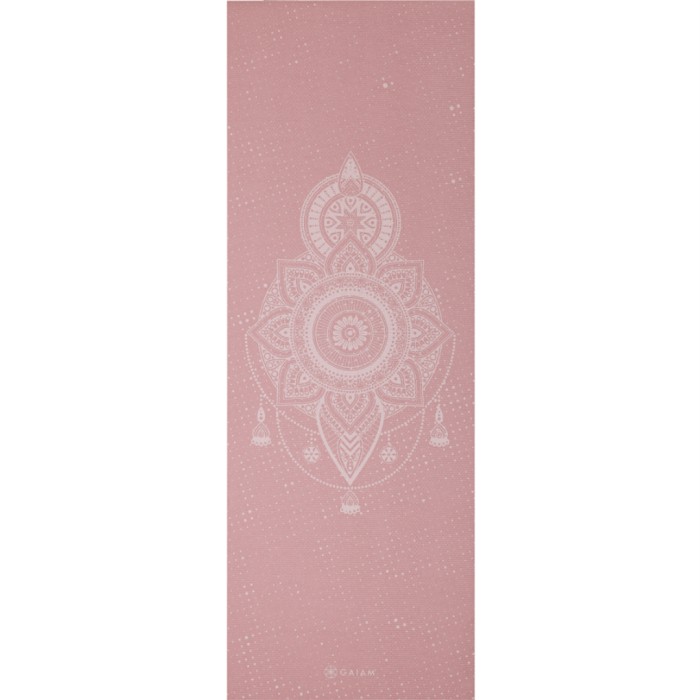 Gaiam Ballet Powder Celestial Yoga Mat 5mm Printed