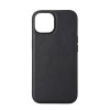 Buffalo iPhone 15 Leather MagSeries fodral (svart)