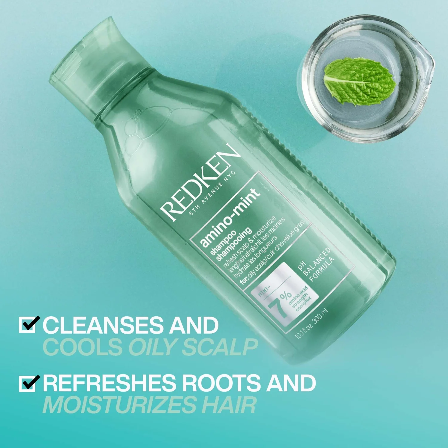 Redken Amino-Mint Shampoo 300 ml, bild 3