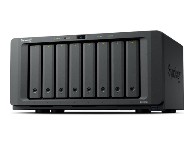 Synology Disk Station DS1825neo+ - NAS-server - 8 fack - RAID JBOD, 0, 1, 5, 6, 10 - RAM 8 GB - 2.5 Gigabit Ethernet - iSCSI support