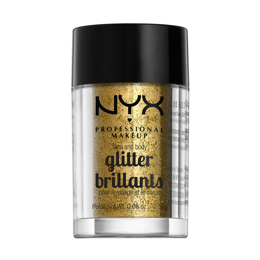 NYX PROFESSIONAL MAKEUP Face & Body Glitter Gold, bild 4