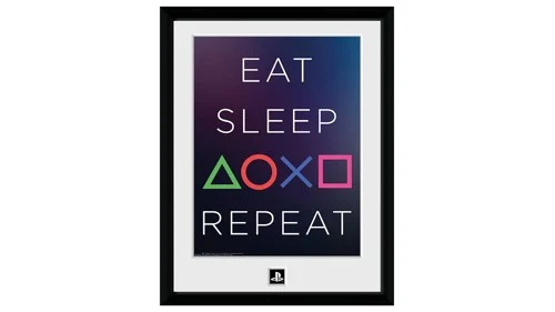 PLAYSTATION - Framed print "Eat Sleep Repeat" (30x40), bild 3