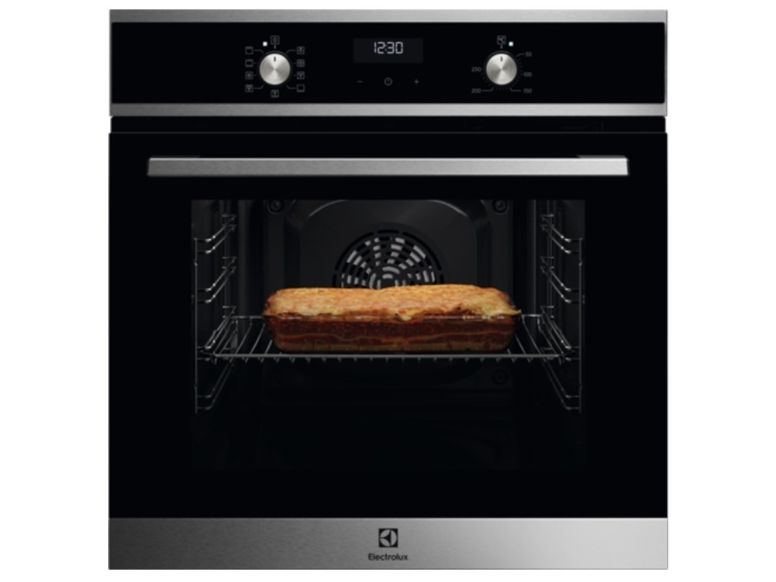 Electrolux EOF5H40BX, Medium, Elektrisk ugn, 65 l, 2090 W, 65 l, Fläktassisterad