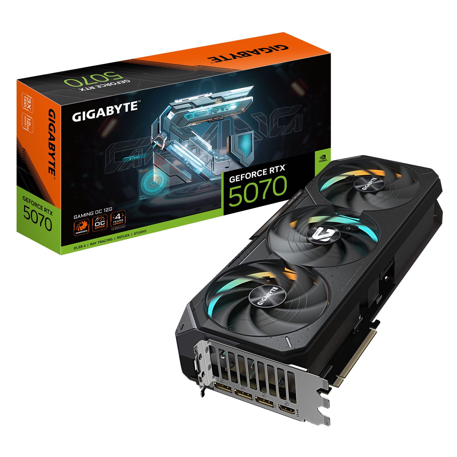 Gigabyte GeForce RTX 5070 Ti Gaming OC grafikkort, bild 5