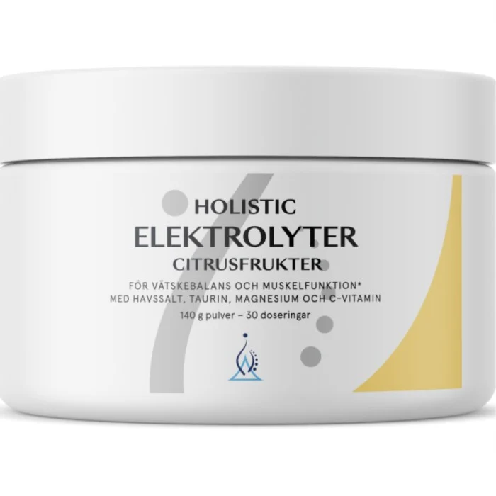 Holistic Elektrolyter, Citrusfrukter, 140 g