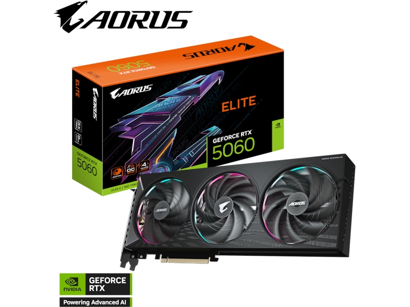Gigabyte GeForce RTX 5060 8GB Aorus Elite, bild 4