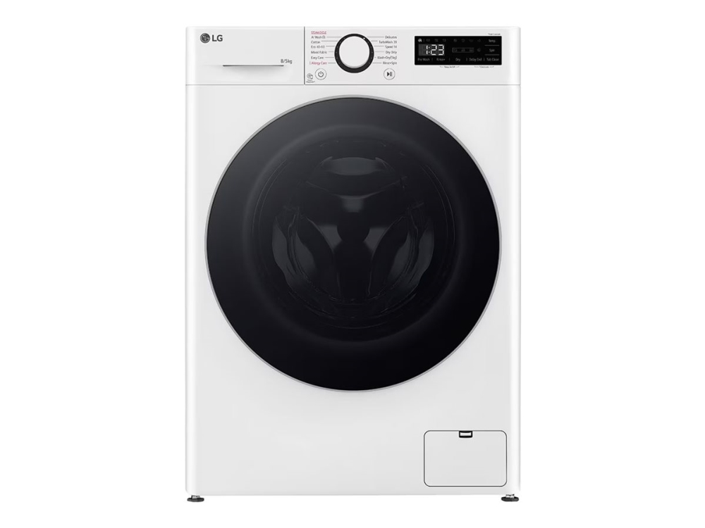 LG F2DR508S1W tvätt/torkmaskin 8 kg tvätt/5 kg tork, 60 cm, vit
