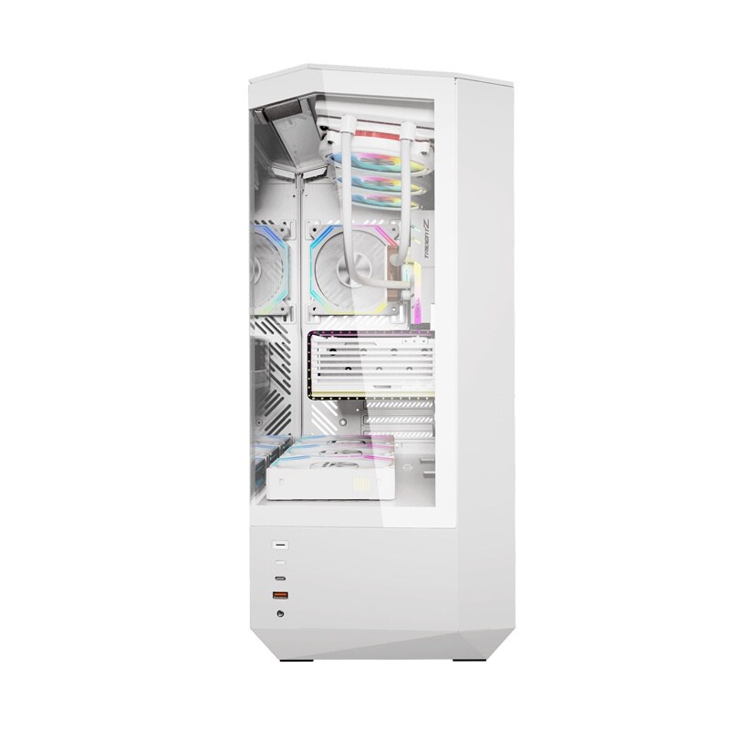 Darkflash DS900WS ATX Computer Case - Chassi - Vit, bild 4