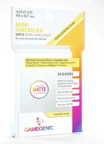 Gamegenic Matte Mini American Sleeves 44x67 mm (50 st)