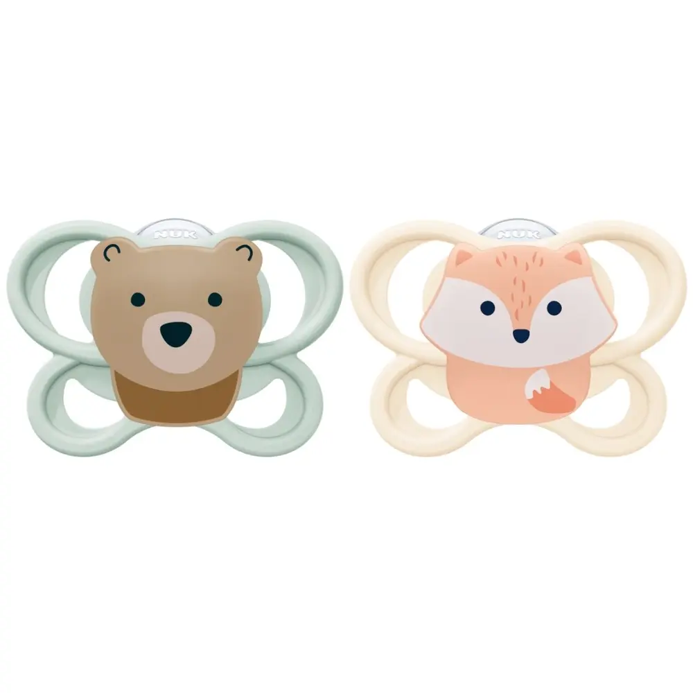 NUK Perfect match Air Fox/Bear 0-2 mån, 2 st, bild 2