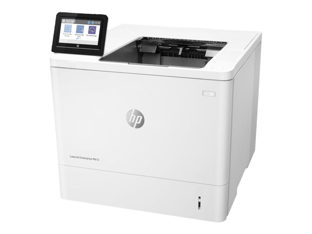HP LaserJet Enterprise M612dn, 1200 dpi, 71 ppm ISO, duplex, AirPrint, USB/LAN