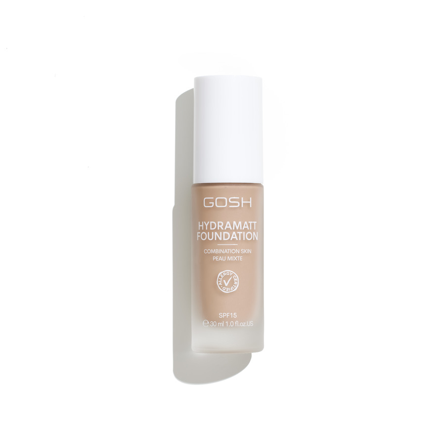 GOSH Hydramatt Foundation Medium - Yellow/Cold Undertone 010N 30 ml, bild 3