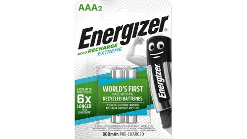 Energizer - Recharge Extreme Eco AAA 800mAh 2 pack, bild 3