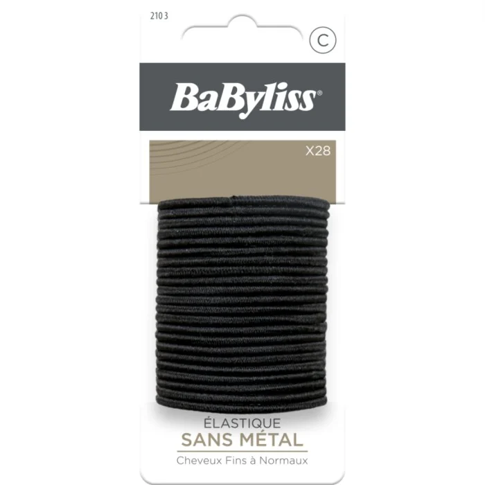 BaByliss Hårsnoddar Svarta 28 st