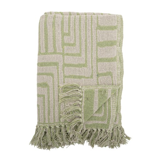 Creative Collection - Velva Throw - Green - Recycled Cotton