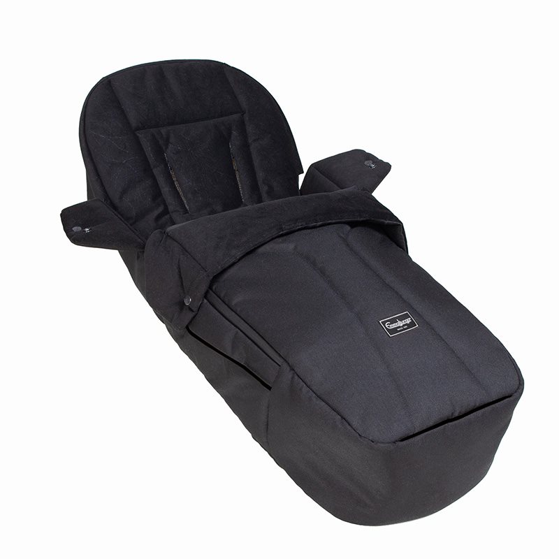 Emmaljunga åkpåse 3-i-1 Flat+, urban black