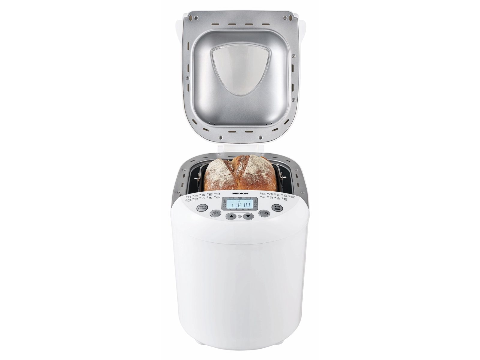 MEDION MD 11011, 1 kg, Fördröjd start, Timer, Varmhållningsfunktion, 550 W, Vit