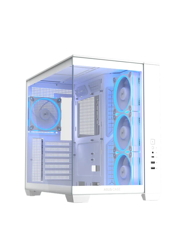 ASUS A32 PLUS V2 TG ARGB - Chassi - Miditower - Vit