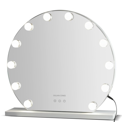 Gillian Jones 12 bulb Hollywood mirror with adjustable light