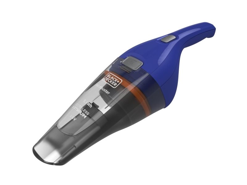 BLACK+DECKER NVC115WA handdammsugare 3,6 V 385 ml, blå