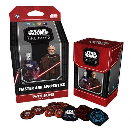 Star Wars Unlimited Twin Suns Deck Master and Apprentice