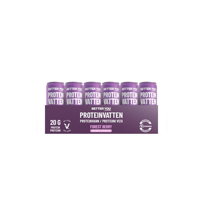 24 x Proteinvatten 330 ml Skogsbär