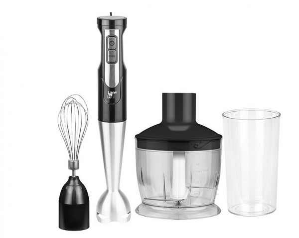LAFE BRK-003A mixer 0,6 L Immersion mixer Svart, Silver, Transparent 800 W