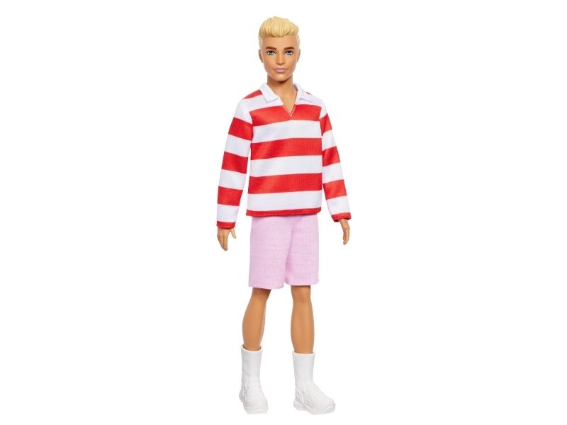 Barbie Fashionista - Ken Röda och vita ränder
