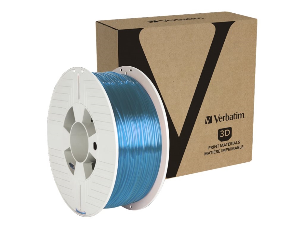 Verbatim - Genomskinligt blå - 1 kg - PETG-fiber (3D)
