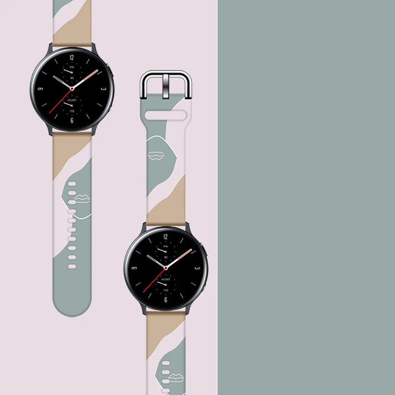 Armband Moro för Samsung Galaxy Watch 40-44 mm silikonarmband - mönster 17
