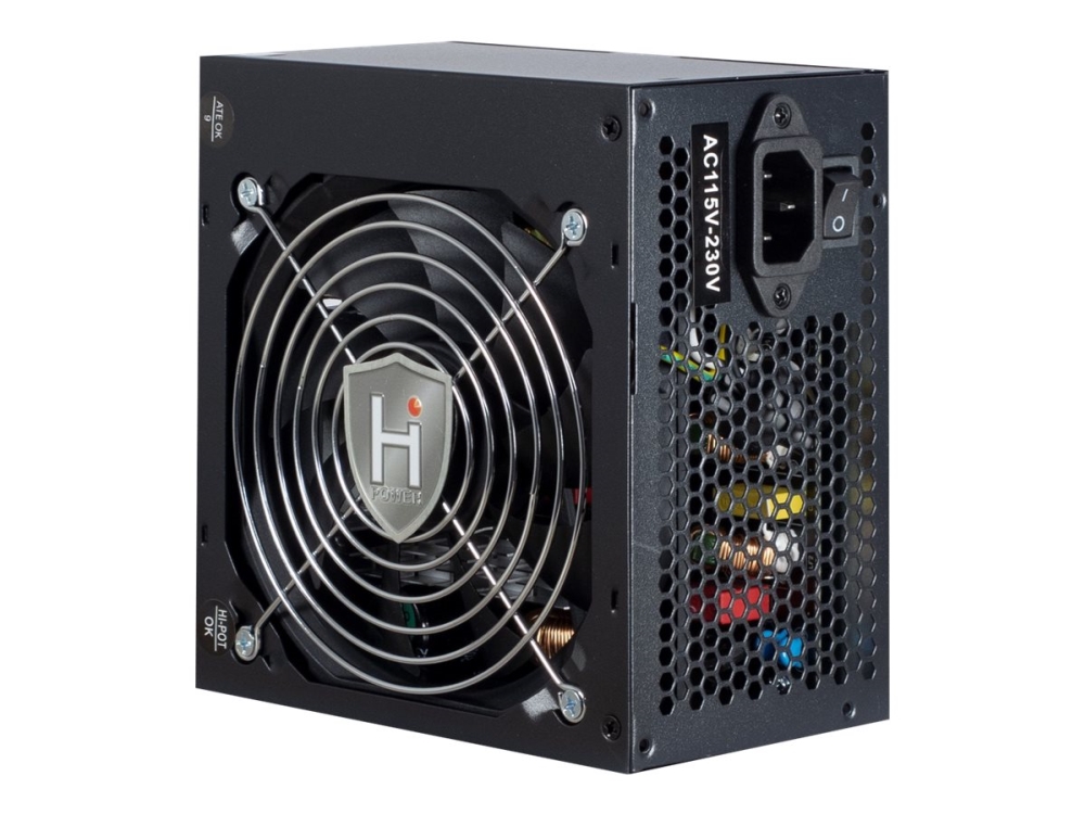 HiPower SP-650 - Nätaggregat (intern) - ATX12V 2.4 - AC 100/240 V - 650 Watt - aktive PFC