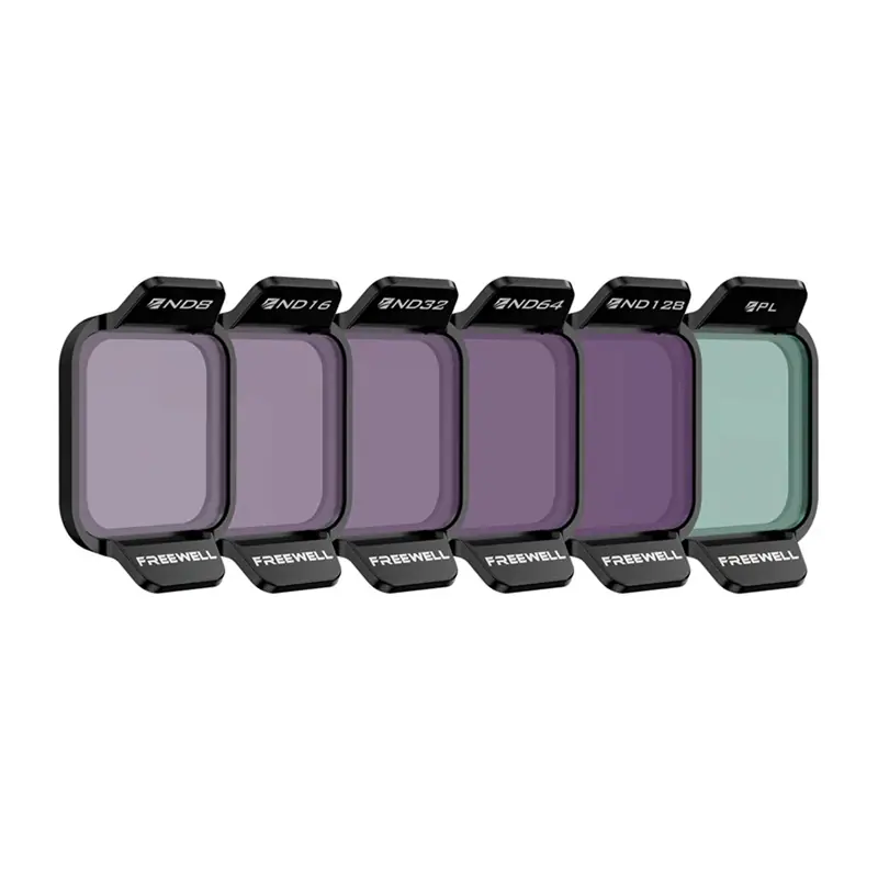 Set med 6 Freewell standard dagsfilter för DJI Flip