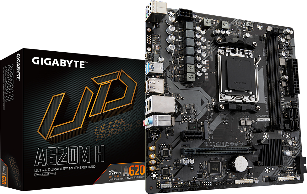 Gigabyte A620M-H mATX AM5, bild 4