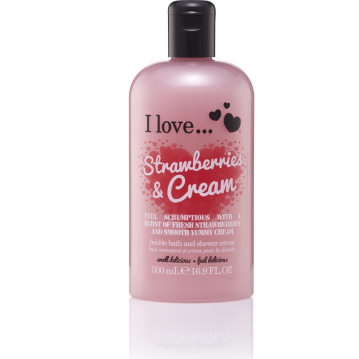 I Love... Bubble Bath & Shower Crème I Love… Strawberries & Cream, bild 2