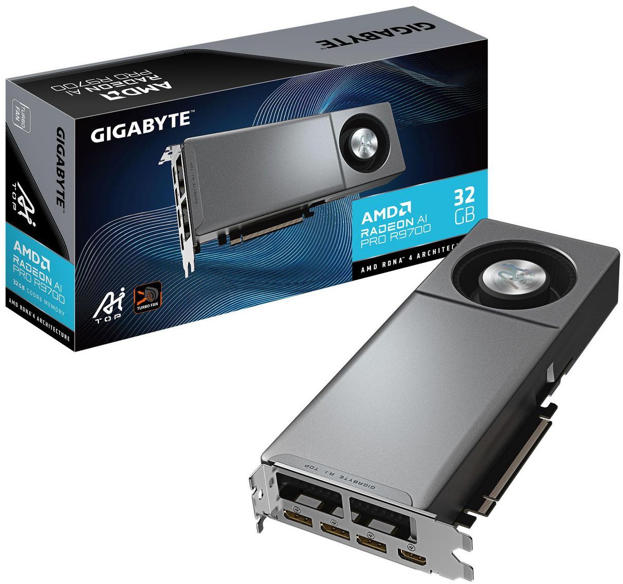 Gigabyte Radeon AI Pro R9700 32GB, bild 5