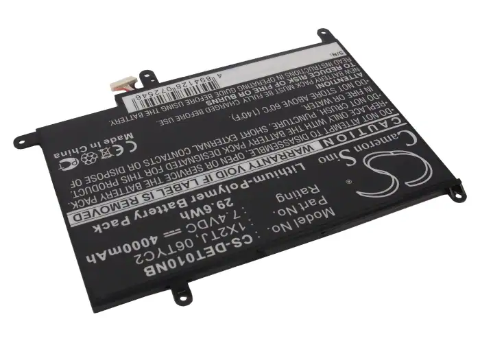 Batteri till Laptop, Bärbar dator för Dell Latitude ST, Latitude ST-LST01