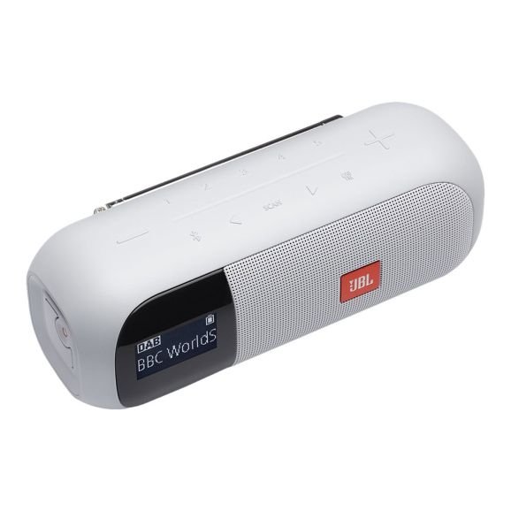 JBL Tuner 2 Radio/BT-högtalare IPX7, vit
