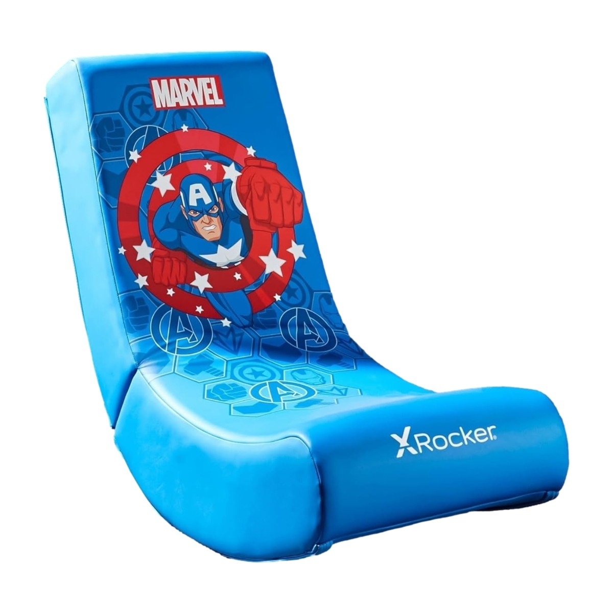 X Rocker Marvel Floor Rocker gamingstol, Captain America, bild 4