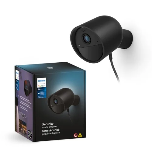 Philips Hue säkerhetskamera (med kabel/svart)