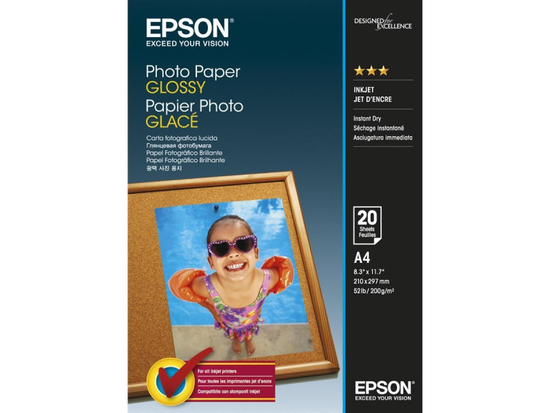 Epson C13S042538 A4 blankt fotopapper