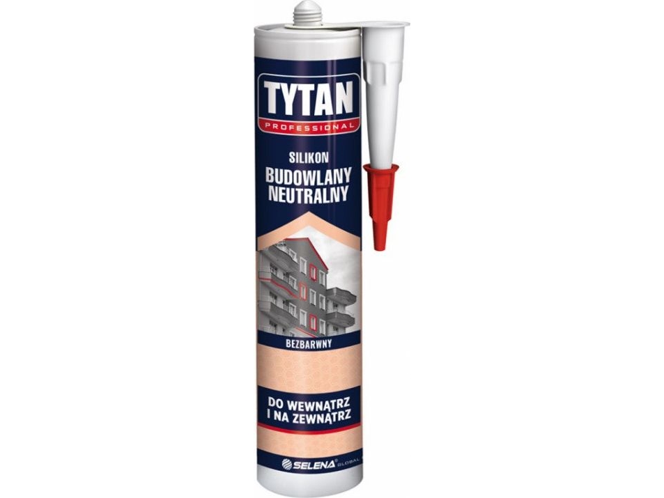 Tytan neutral byggsilikon 280 ml grå